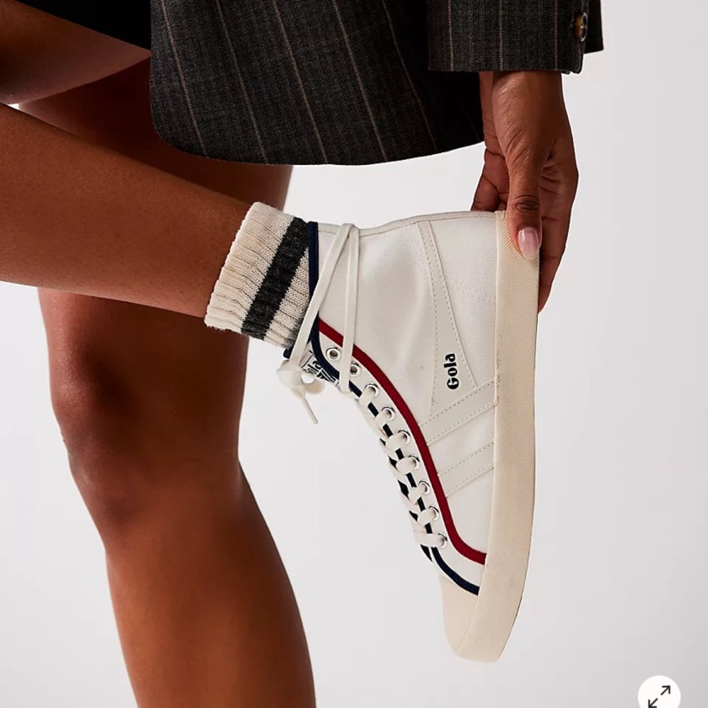 Gola Women’s Coaster Smash High Top Canvas Sneakers Size 9 NWOT